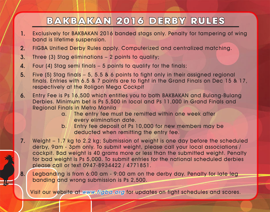 BAKBAKAN National 12-Stag Derby 2016 | FIGBA - International Federation